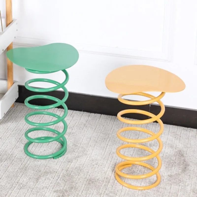 Creative Spring Short Stool Household Small Household Dining Room Table Bench Simple Personalized Stool Shoe Changing Bench