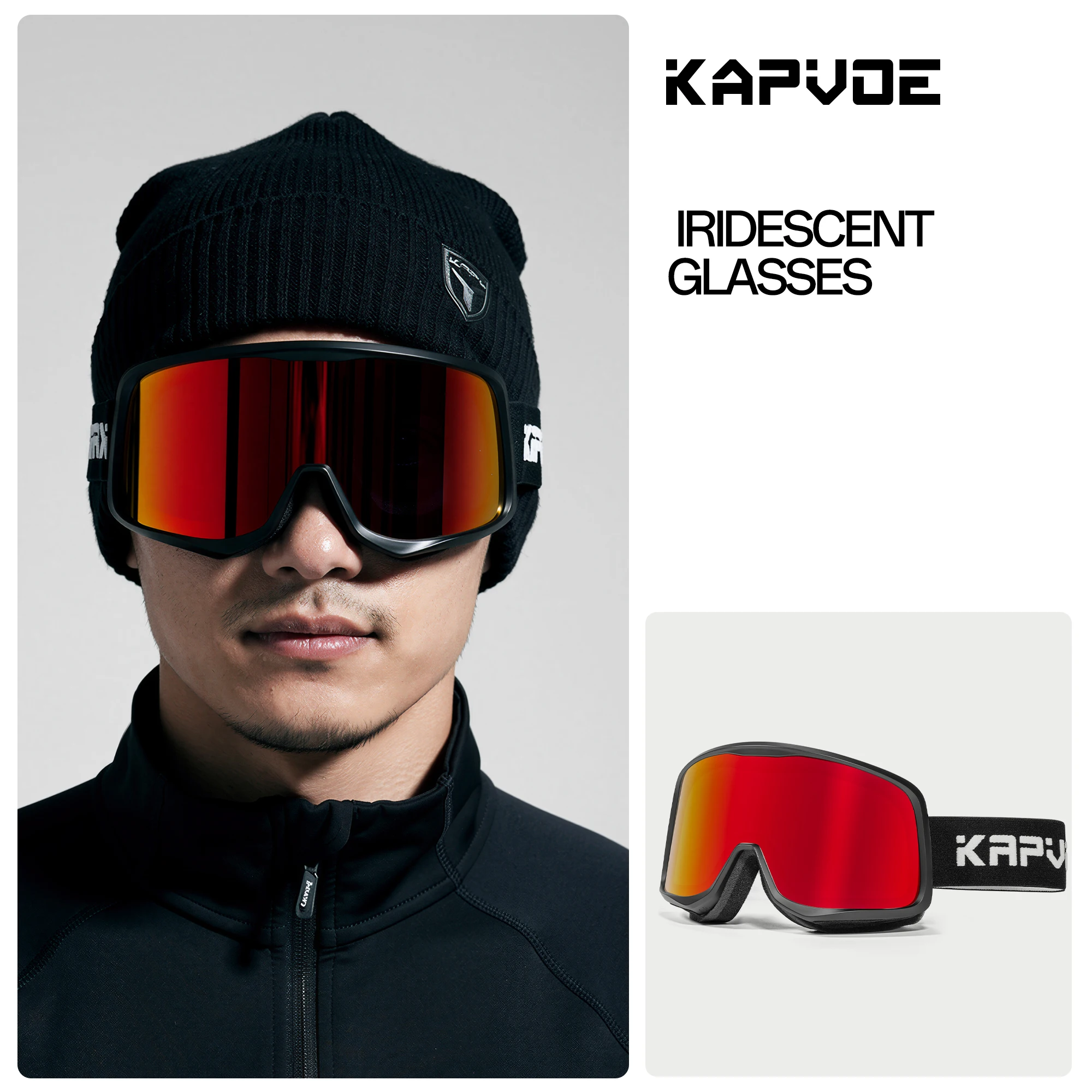 kapvoe-2026-プロフェッショナル冬用フォトクロミックスキーゴーグル-メンズ-スノーモービル用曇り止めスノーボードゴーグル-レディース-スキー用品-uv400