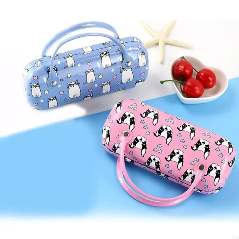 

N5KB Children Sunglasses Organizers Protective Case Portable Sunglass Case for Unisex