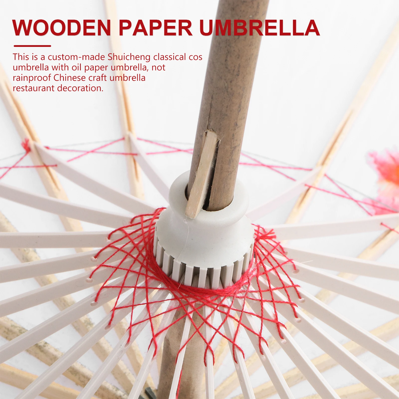 

Gift Classical Flower Umbrella Women's Decoration Party Bamboo Dancing Paper Prop Dance