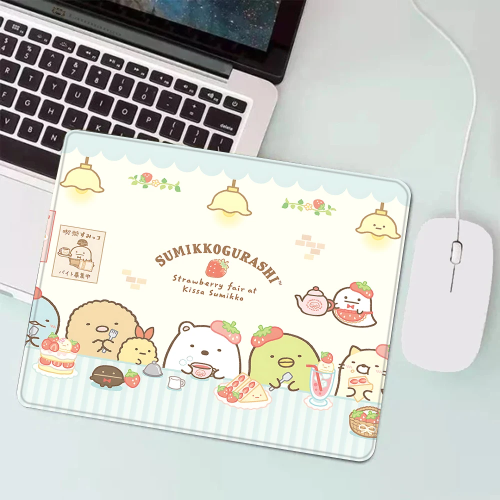 Cartoon Cute Sumikkos-gurashis Gaming Mouse Pad XS Small Mousepad for PC Gamer Desktop Decoration Office Mouse Mat Deskmat Rug