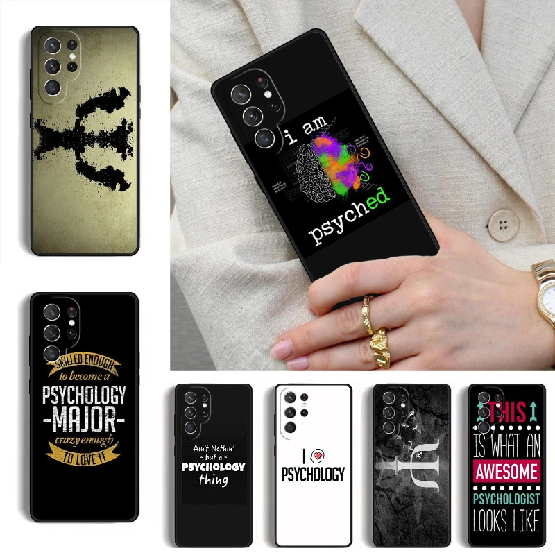 Awesome Psychologist Profession Psychology Phone Case for Samsung Galaxy S26 S25 Ultra S24 S23 S22 S21 Plus Note 10 Bumper Cover