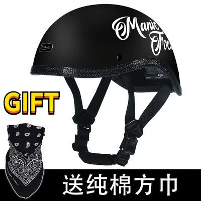 

2022 Vintage Japanese Style Chopper Biker DOT approved Motocross Helmets Moto Bike Free gift For Adults Motorbike Helm