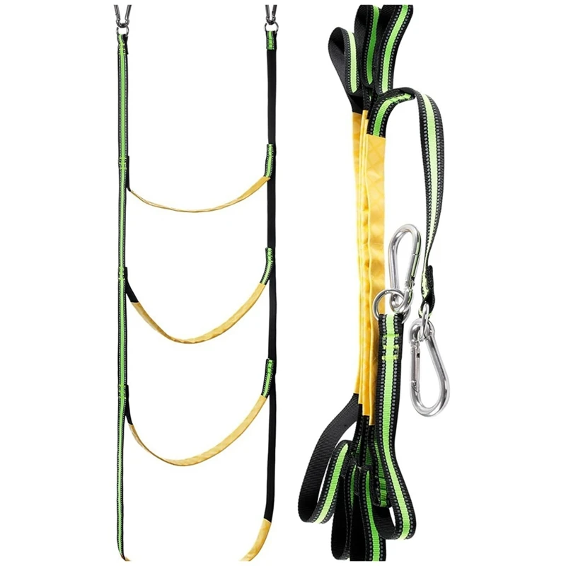 Marine Rope Ladder,For Inflatable Boats, Fishing Boats, Kayaks, Motorboats, Portable Marine Boarding Rope Ladder Elevators