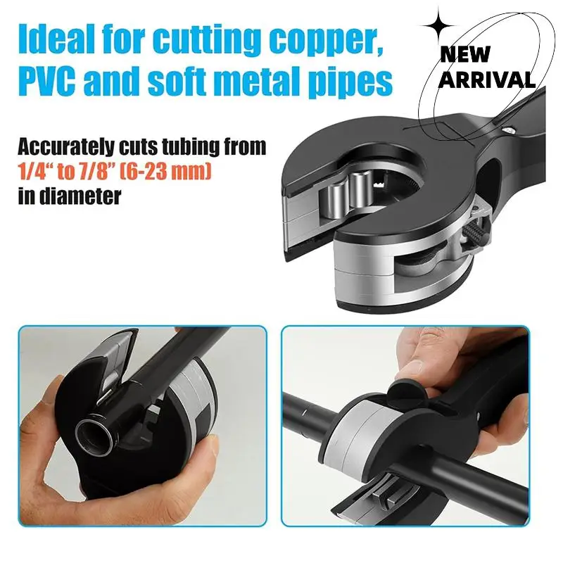A15F-Ratcheting Tubing Cutter Ratcheting Pvc Cutter For Cutting Pvc, Ppr, And Plastic Hoses, Ratcheting Tube Cutter (1/4" To 7/8