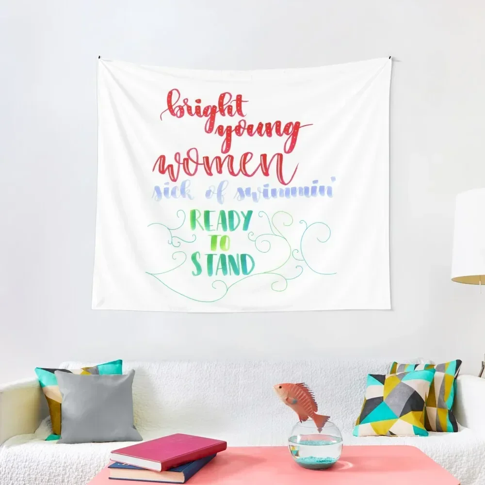 

Bright Young Women Tapestry Aesthetic Room Decor Bedroom Deco Tapestry