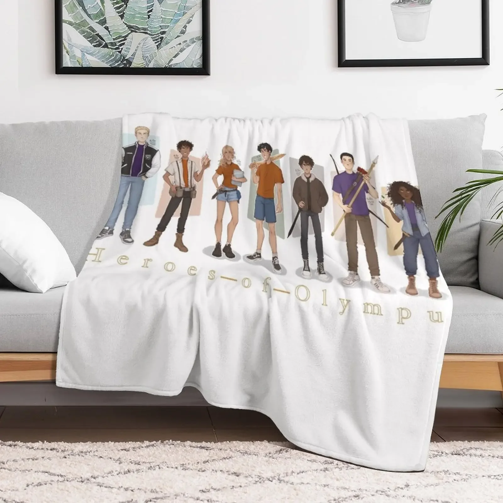 Heroes of Olympus Throw Blanket Furrys Polar Blankets Sofas Of Decoration Blankets