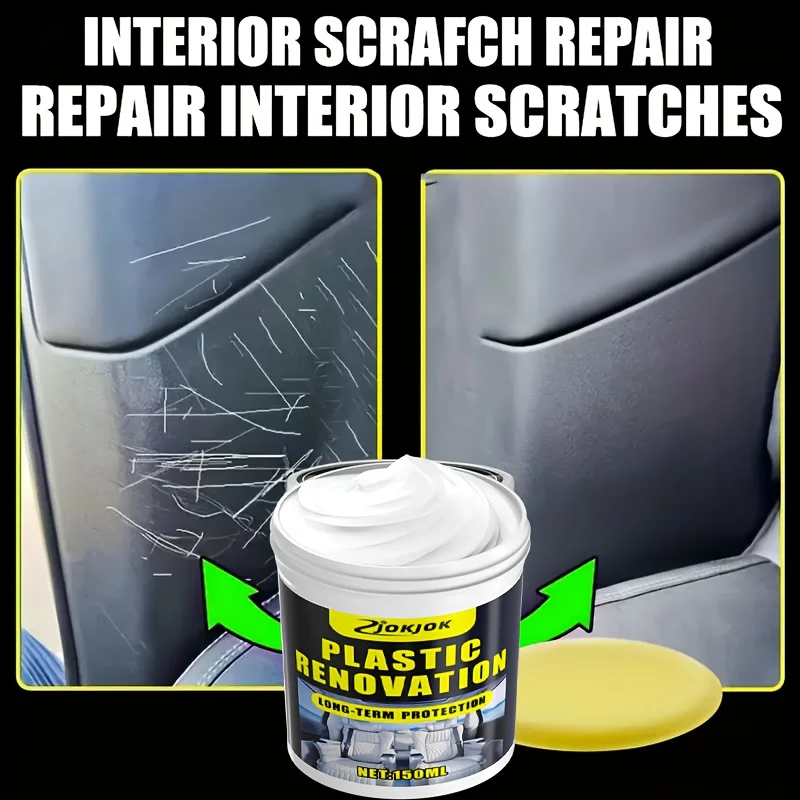 Interior Polishing Wax,Amazing Repair Without Damage,Renewal Polish Plastic Wax,Daily Use for Interior,Sofa,Tires,Plastic Shells - view 3