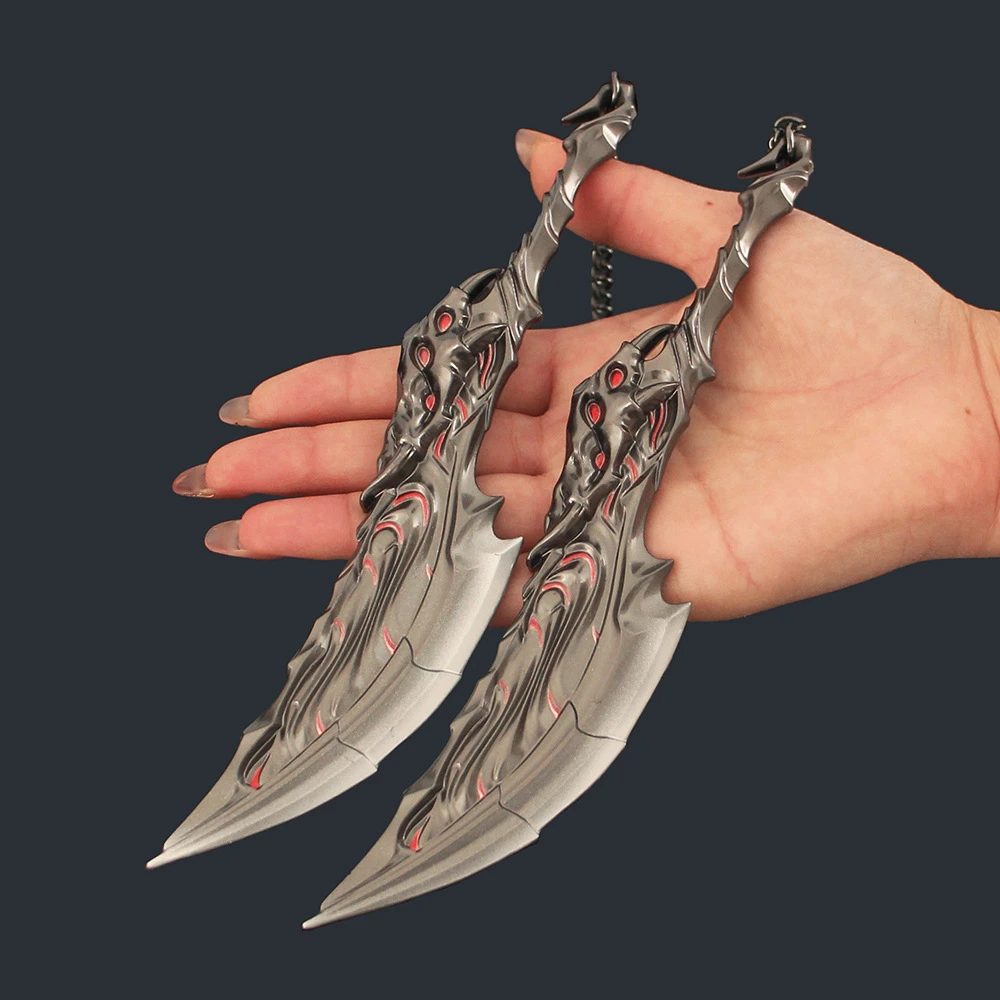 Valorant Weapon Melee  Blades of Primordia Metal Game Peripheral Samurai Sword Weapon Model Desktop Ornaments Pendant Gifts Toys