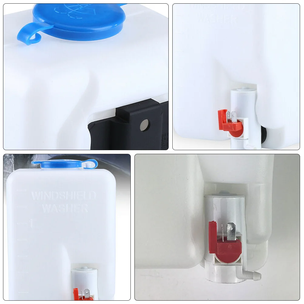 

Washer Fluid Reservoir Bottle Kit 12V 1.8L Polished Durable Windshield Washer Pump Fluid Reservoir Tank for Car Cleaning
