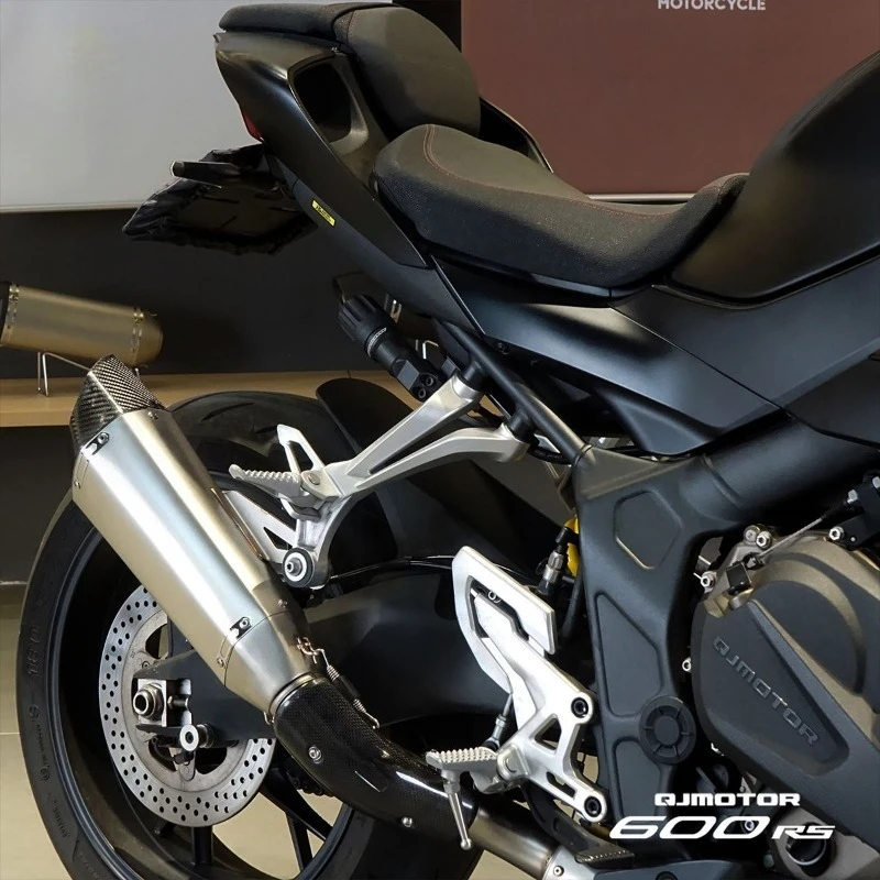 

Full-Size Custom Motorcycle ExhaustRS Original, Applicable 600RS 800 Modified Exhaust Pipe Stainless Steel TSS Carbon Nozzle Ful