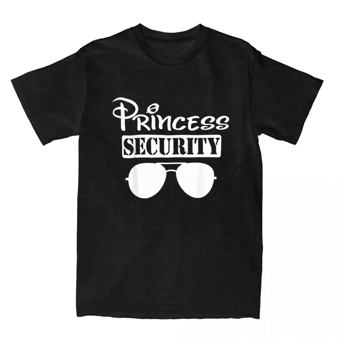 Funny Princess Security Team Family Birthday Trip Dad Mom Daughter T-Shirt for Men Cotton Perfect T Shirts Tees Gift Idea Tops