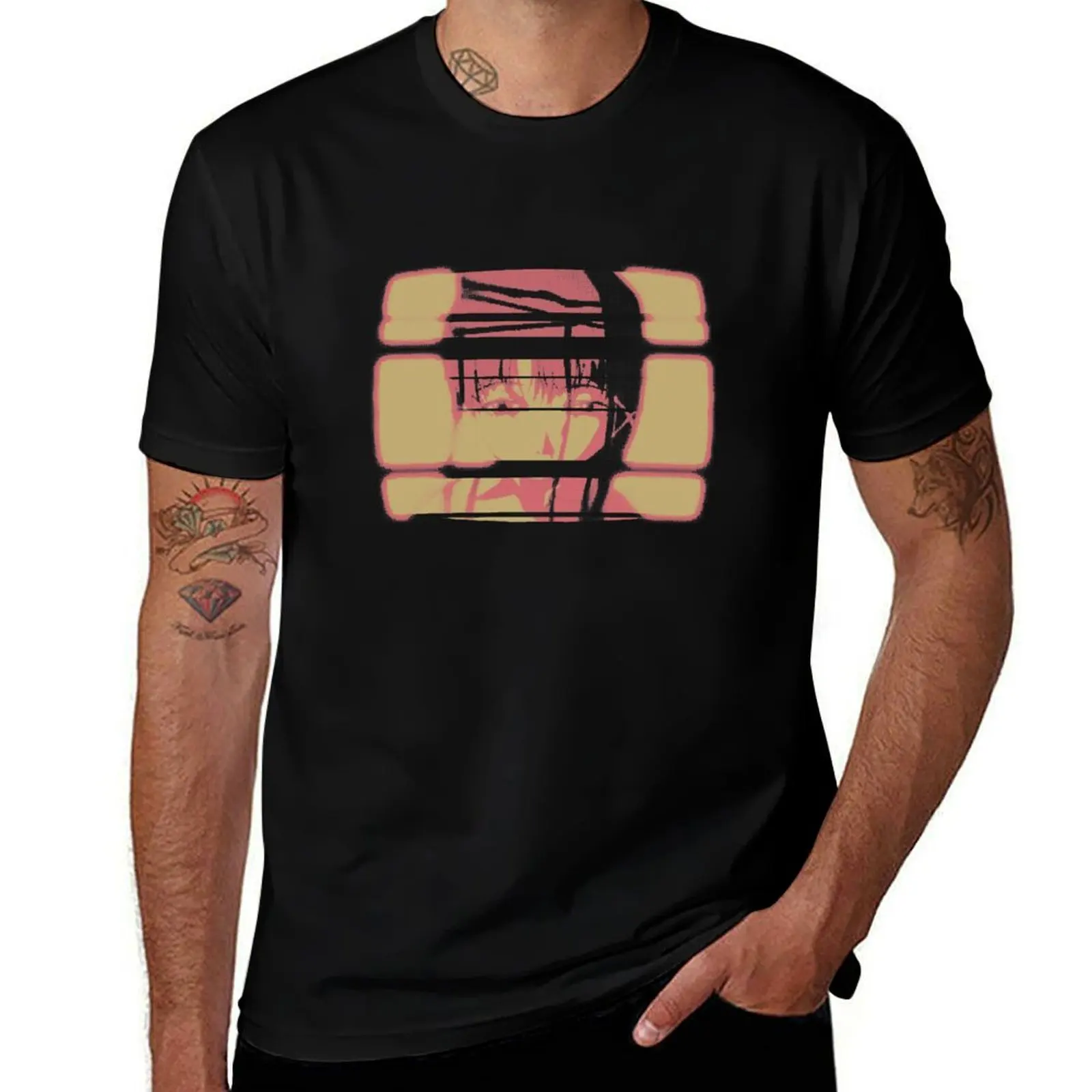 

Serial experiment lain Distortion T-Shirt All Match Print Short Sleeve Top