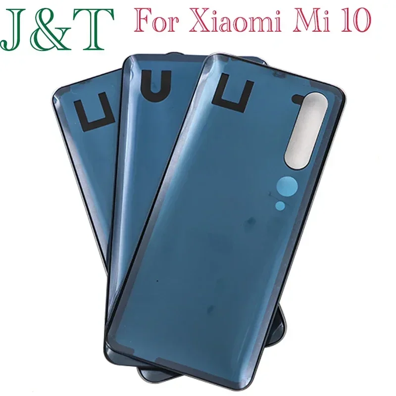 New For Xiaomi Mi 10 Battery Back Cover Mi 10 Rear Door 3D Glass Panel Battery Housing Case With Adhesive Replace