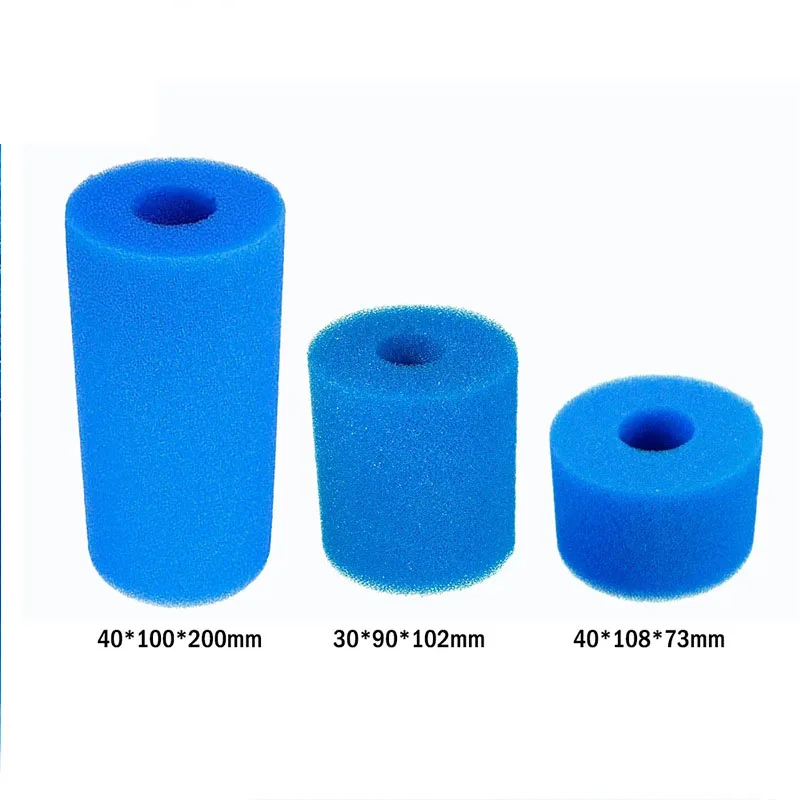 Aquarium Sponge Filter Skimmer Anti-blocking Fouling Column Water Filter Sponge Tube For Fish Tank Pond or Swimming Pool