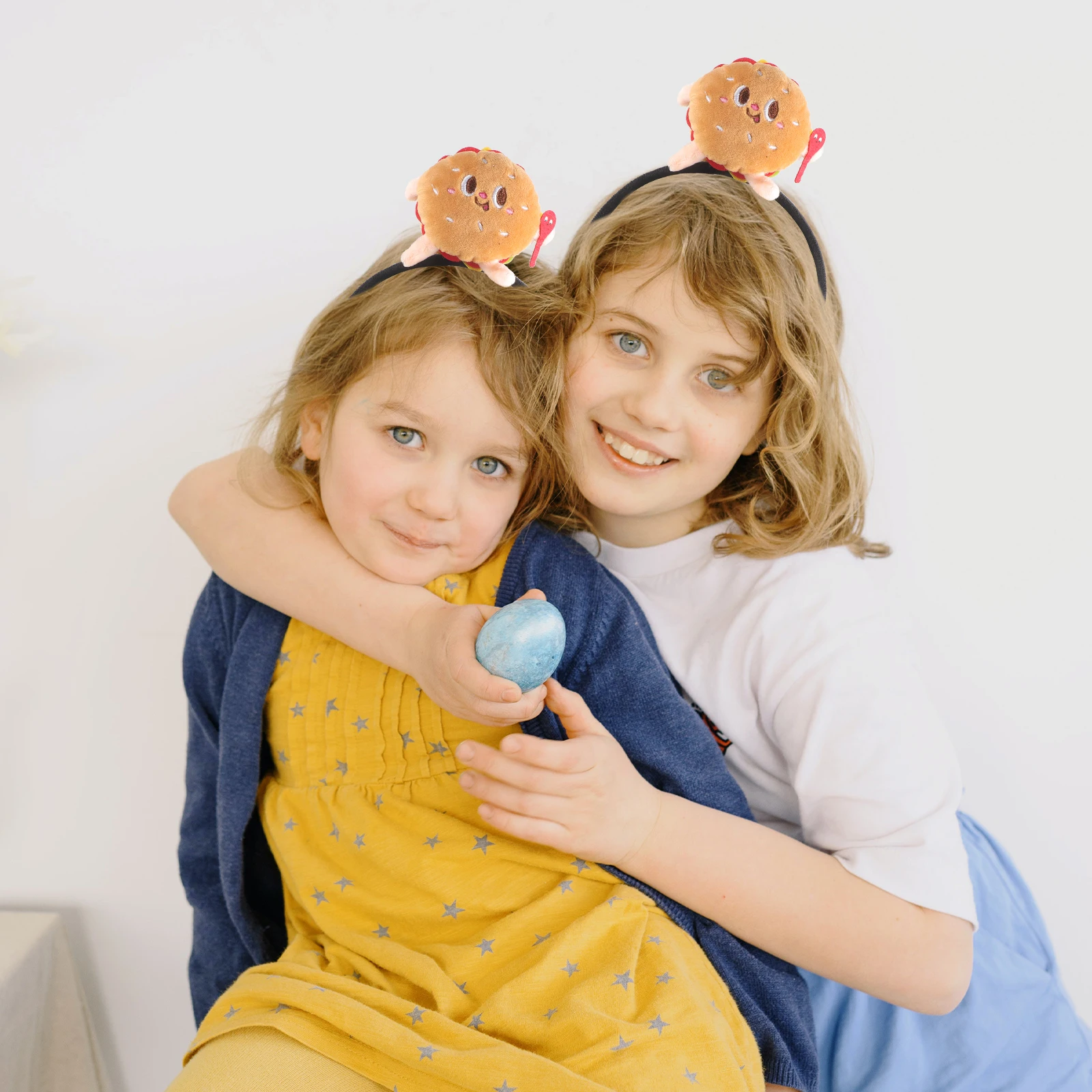 

Special Focusing Point Hamburger Headband Cartoon Style Girls Womens Festival Party Hair Bands Decorations