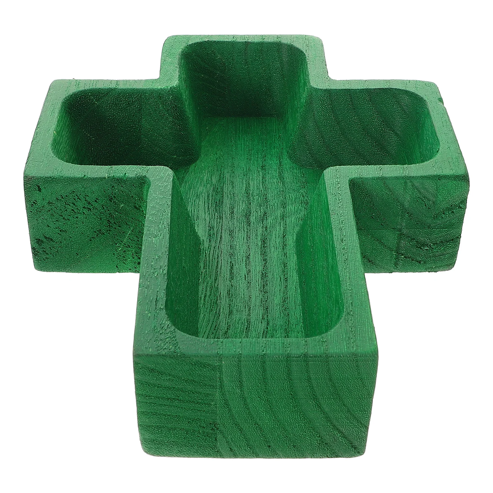 

Wooden Cross Shape Fruit Serving Tray Large Capacity Snack Plate for Home Kitchen Dining Table Decor Cross Bowl