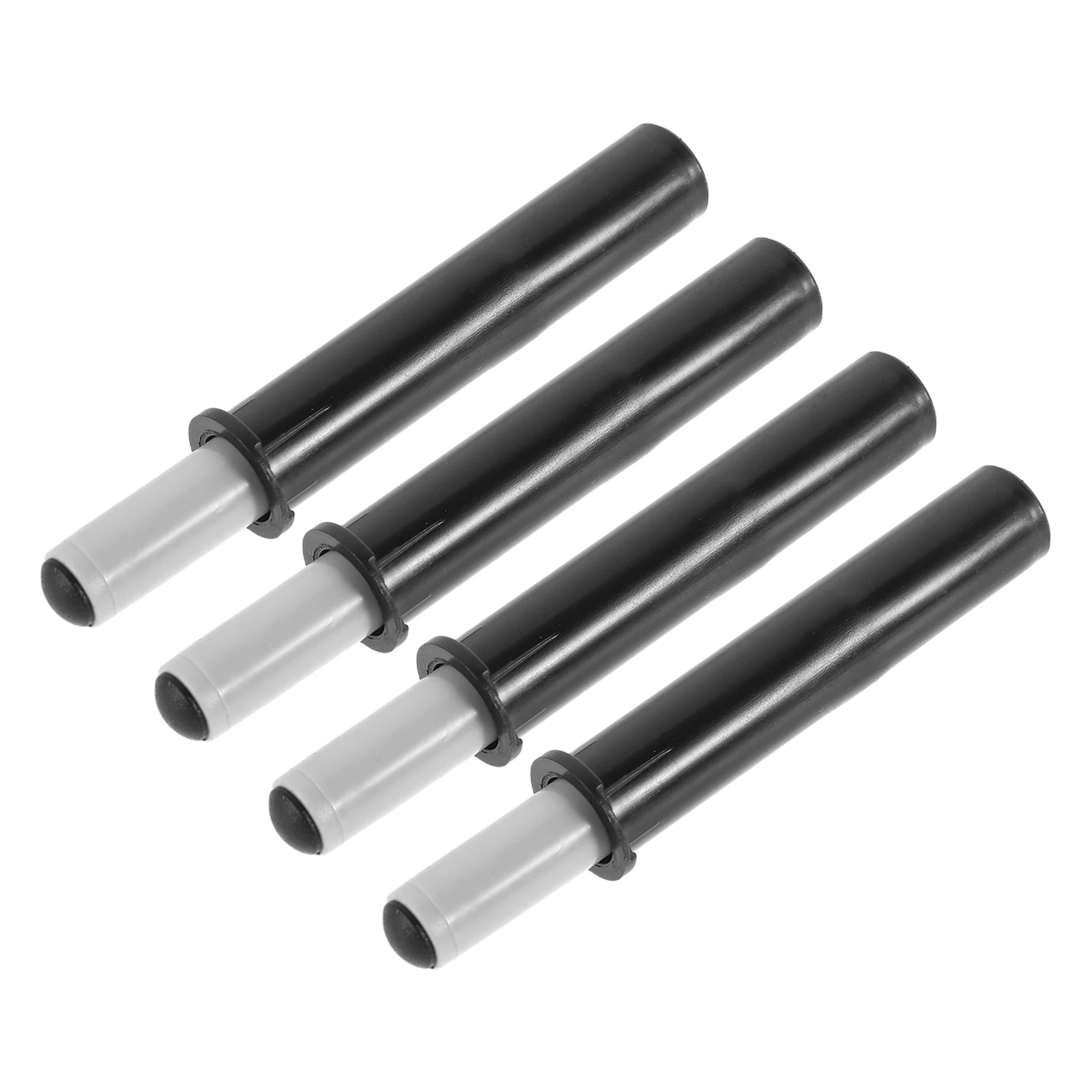 

4 Pcs Trash Can Slow Bathroom Damper Garbage Bin Closing Mute System Black Office