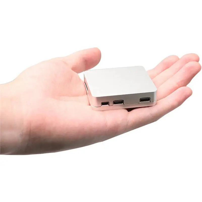 M52K-For Raspberry Pi CM5 Tiny Expansion Board With CNC Aluminum Case Support Openwrt 4G Wifi USB OTG Port Enabled