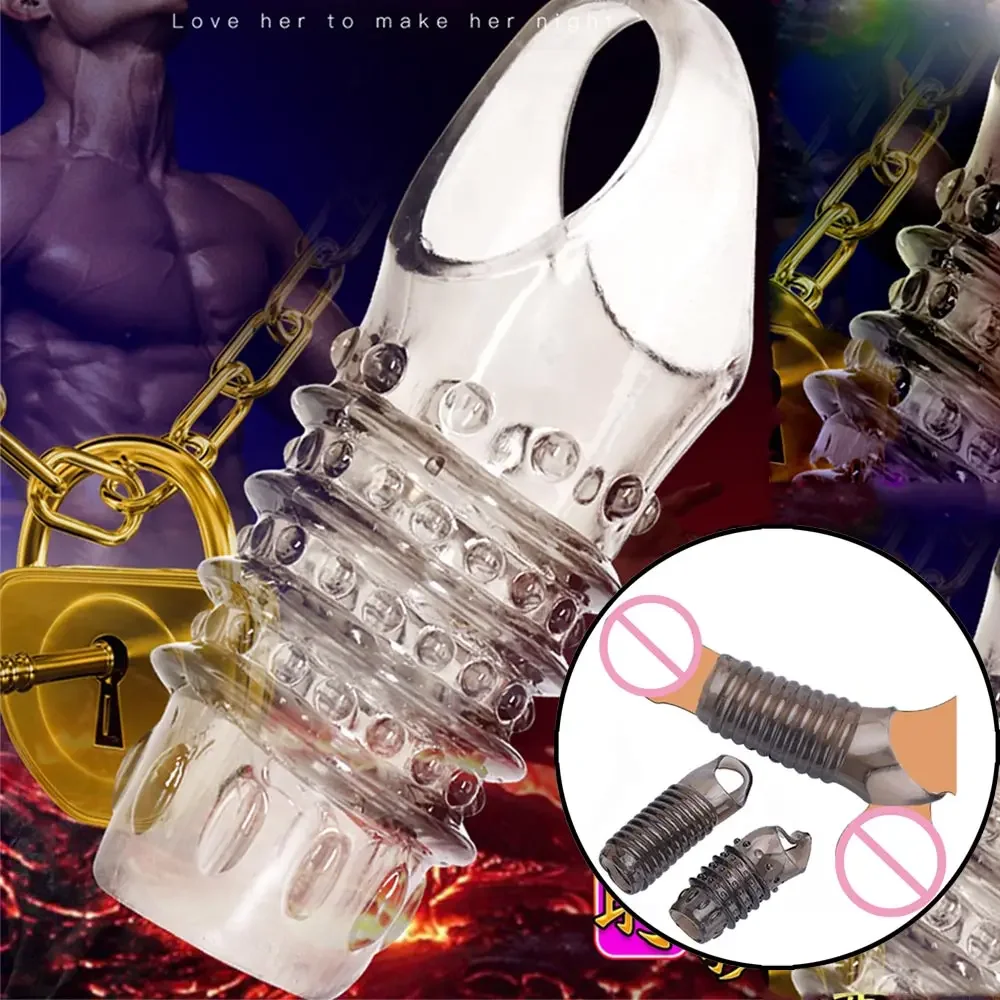 Anillo para glande para agrandar el pene, eyaculación precoz, anillo para hombre genital para adulto, vibrador para hombres y mujeres, turco superior