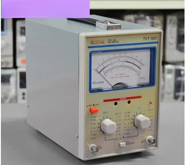 Dual Channel Milivoltmeter Double Needle Millivoltmeter New Design High Quality Pointer Voltage Measuring Instruments