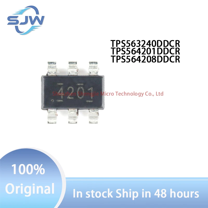

1=5PCS TPS563240DDCR TPS564201DDCR TPS564208DDCR Screen printing 3240 4201 4208 SOT23-6 Voltage reducing DC-DC power supply chip