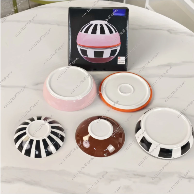 Ensemble de vaisselle compact, assiettes de luxe léger haut de gamme, plats de rangement pour la vaisselle