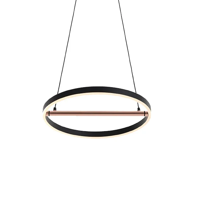 Nordic Circle Creative Studio Chandelier Designer Danish Simple Model Room Exhibition Hall Hotel Front Desk Chandelier