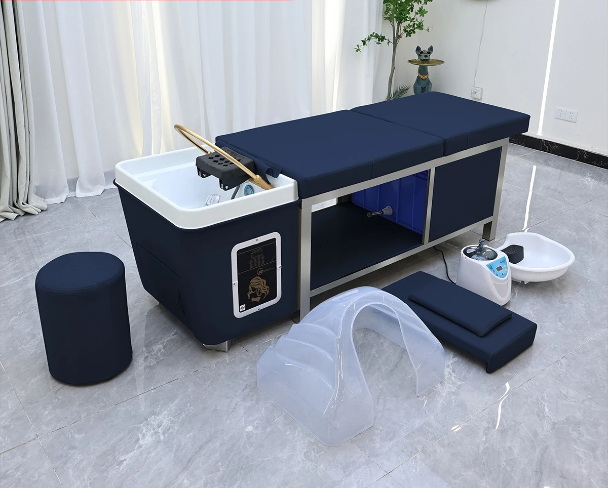 Free of connecting up and down water integrated beauty bedside therapy bedside therapy massage bed water circulation
