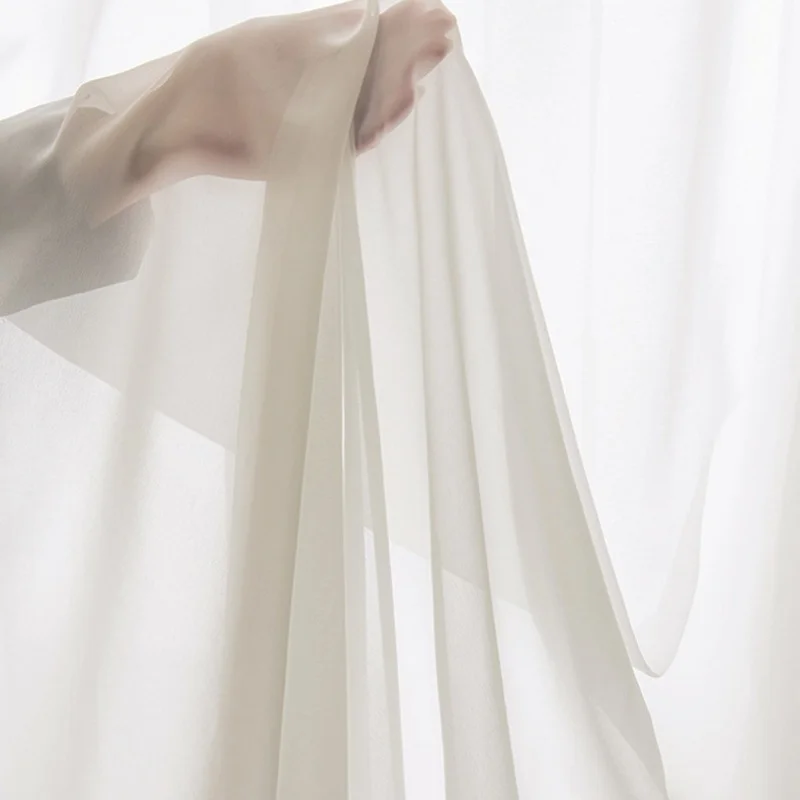 310/350cm Extra High Living Room Scratch Resistant Sheer Curtains White Misted Light Sheer Curtains for Bedroom Design Customize