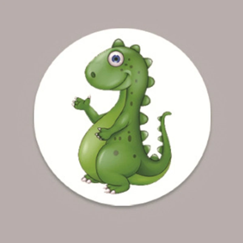 Cartoon Dinosaur Pattern Potty Training Stickers Potty TargetStickers Toilet Color Changing Pee Stickers for Baby