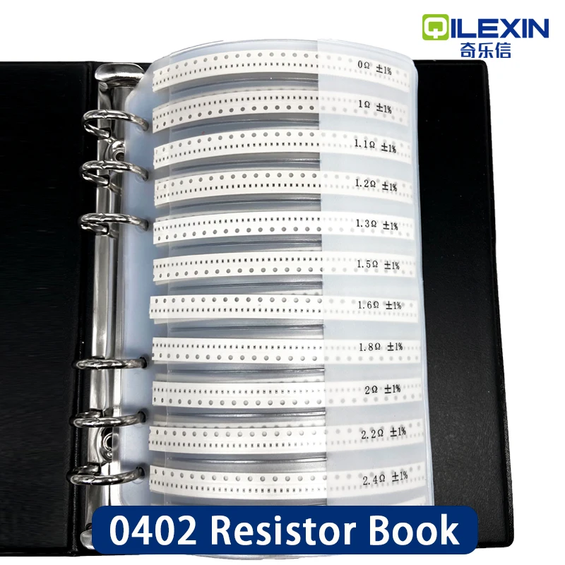 抵抗器 De La Résistance 0402 SMD WieshammKit 1% FR-07 170値 0R-10M キット 電子部品キット コンポーネント