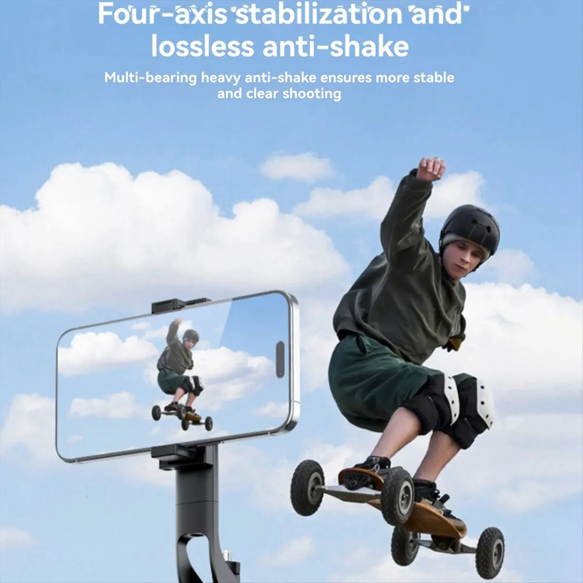 Top Sale Smart Follow-Up Bracket Handheld Gimbal & Phone Holder Automatic Rotation Follow-Up Artifact Selfie Stick Floor Tripod