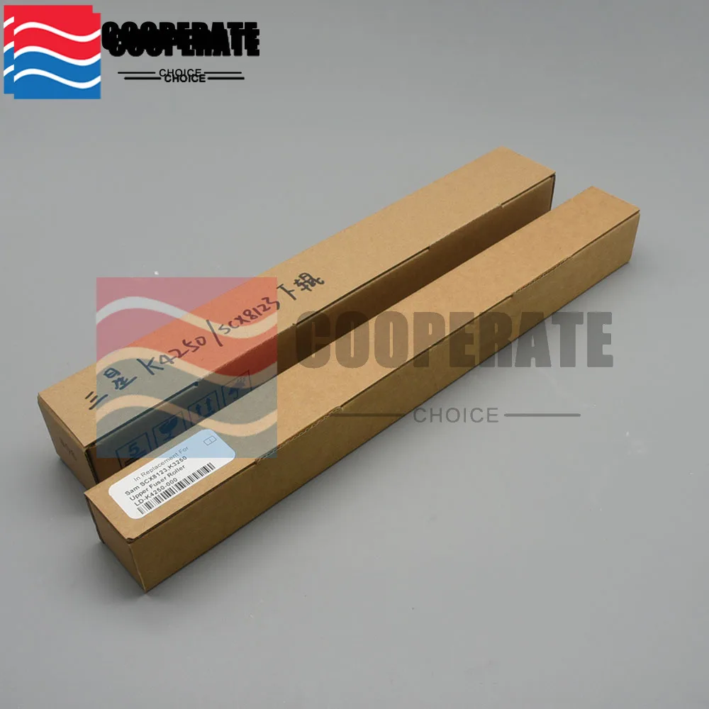 K4350 Upper + Lower Fuser Sleeved Pressure Roller support for Samsung K3250 K3300 K4300 K4250 SL-K3250 SL-K3300 SL-K4250 SL-K430