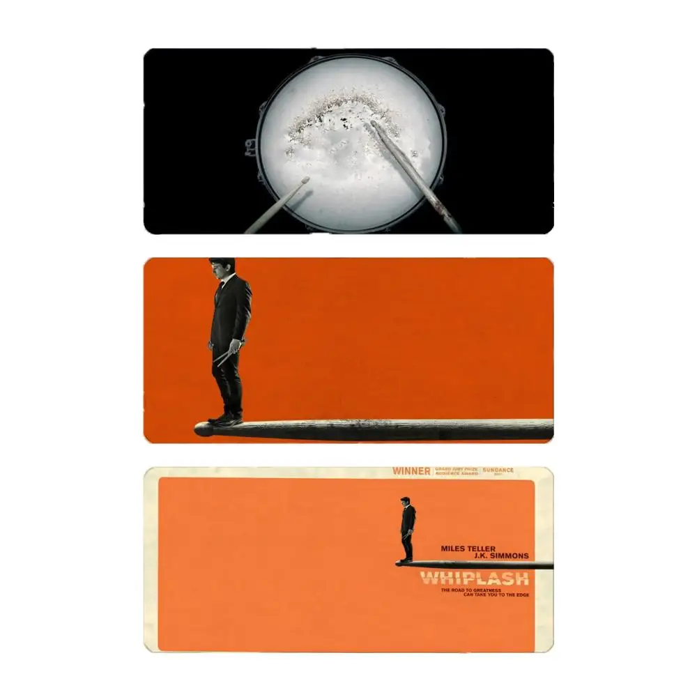 movie intense W-Whiplash Mouse Pad Mousepad Large Gaming LockEdge Thickened PC Table Desk Mat