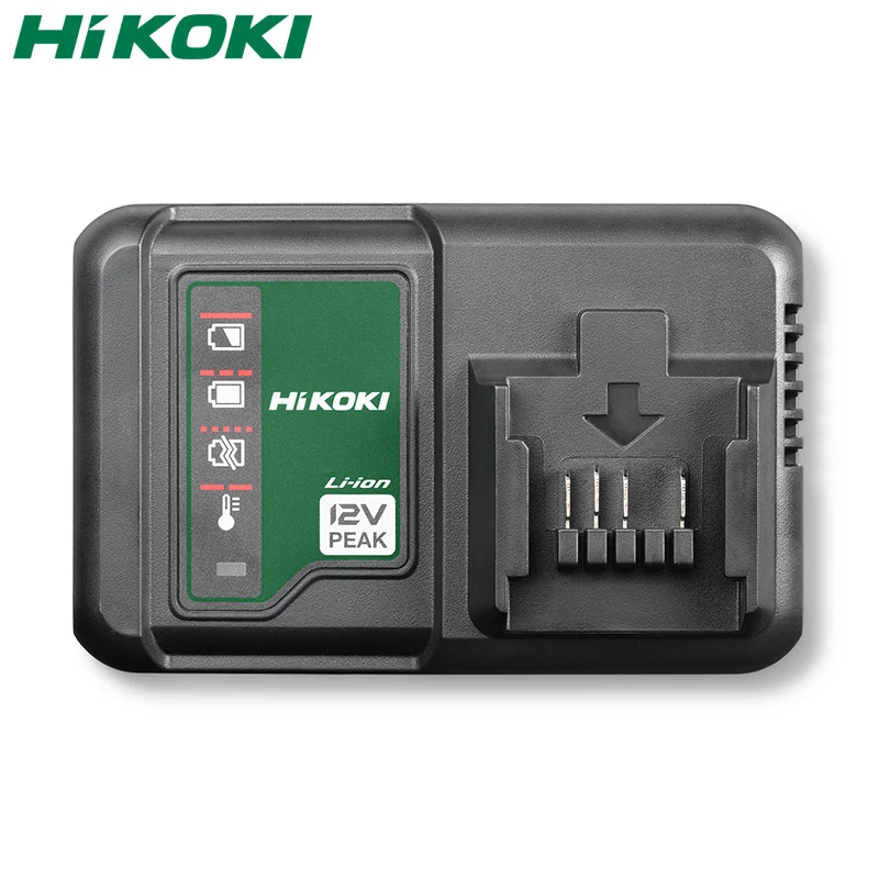 

HIKOKI UC12SL 12V PEAK(10.8V) Fast Charger For BSL1215/BSL1225M/BSL1240M Lithium-ion Batteries