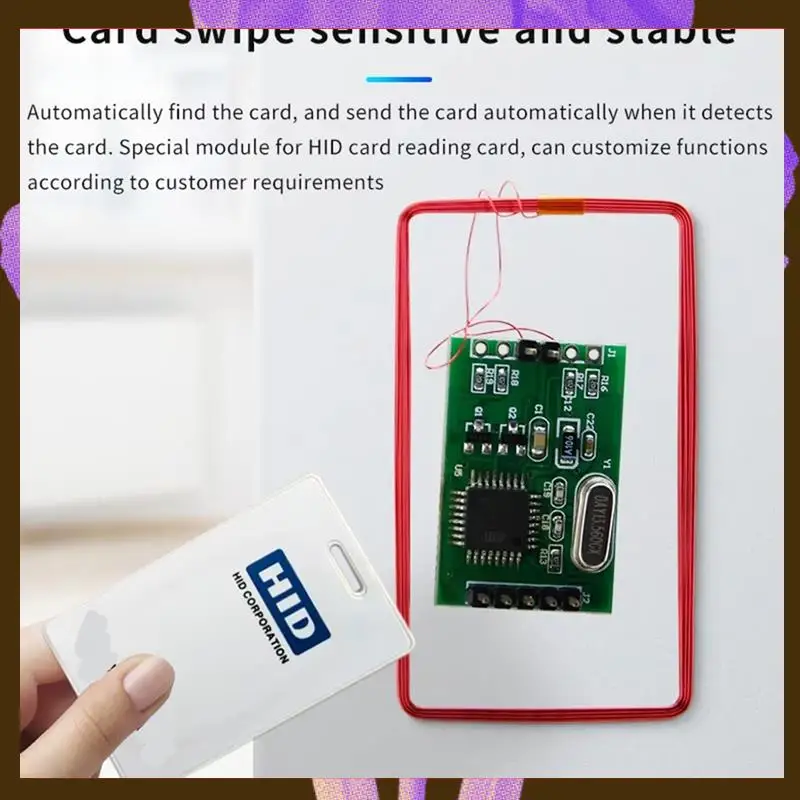

RFHID Access Control Card Reader Module 125KHZ Embedded RF Card Reader Module-[Y06A]