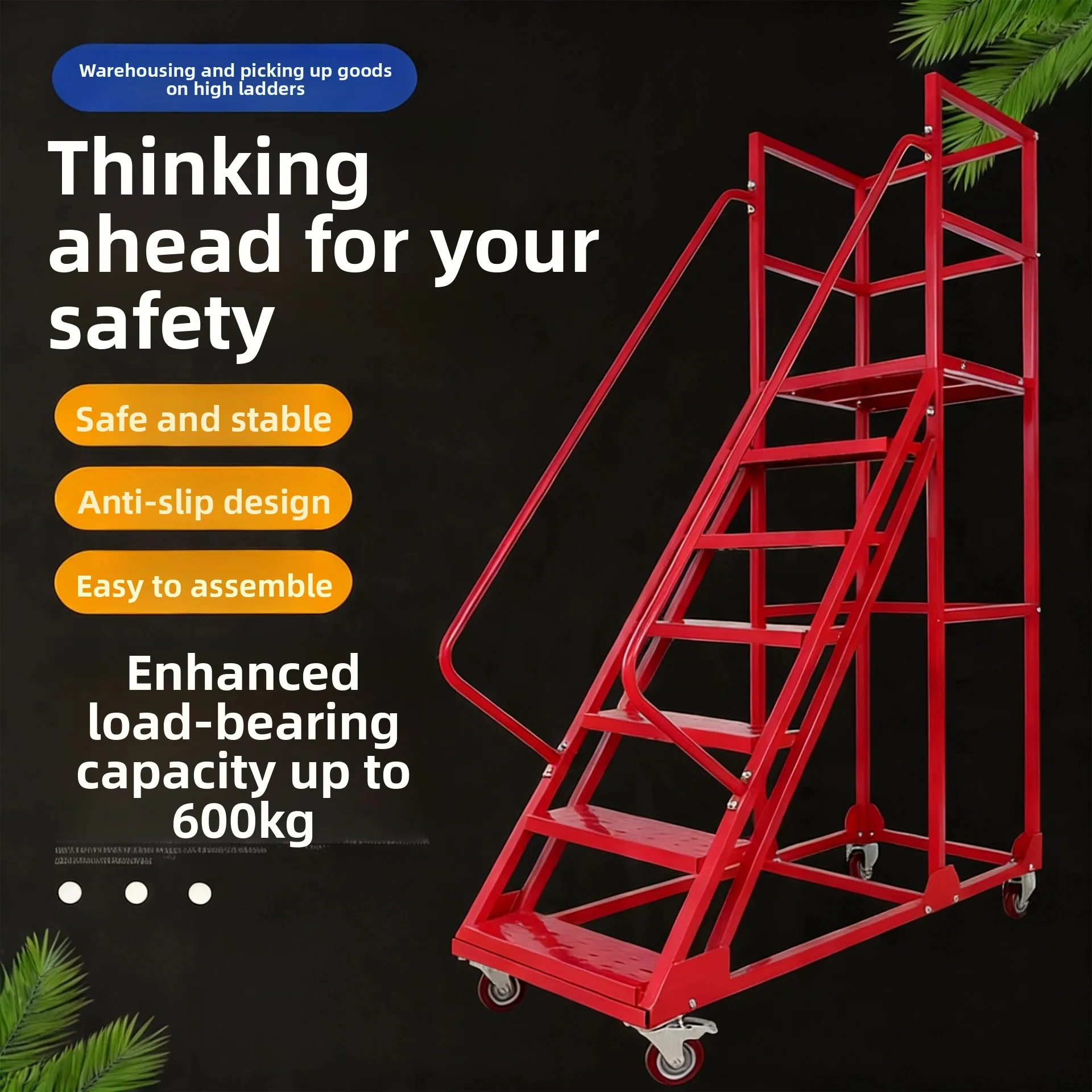 Yjq supermarket tally and pick up freight elevator, attic freight elevator feeding ladder, movable climbing car