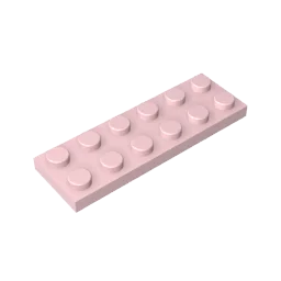 Gobricks GDS-512 Platte 2 x 6, kompatibel mit Lego 3795 Teile Kinder-DIY-Baustein, Partikelplatte zum Selbermachen