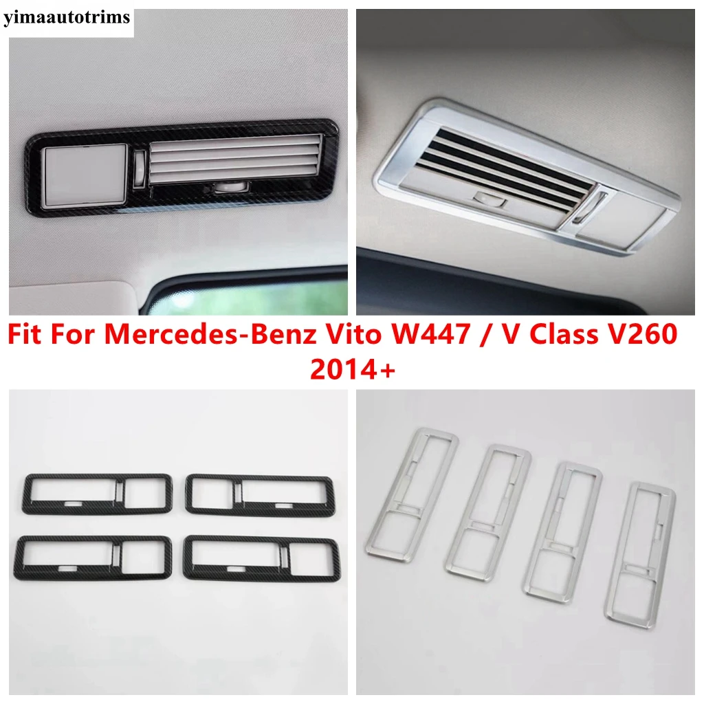 Rear Roof Air Conditioning AC Outlet Vent Frame Cover Trim Accessories For Mercedes-Benz Vito W447 / V Class V260 2014 - 2021