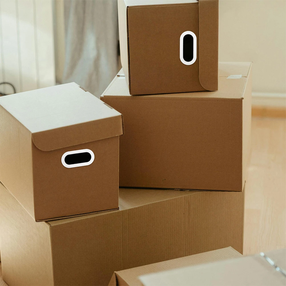 

10 Pcs Carton Buckle Carry Handle Storage Enclosure Carrying Canopy Weight Strap Moving Load Bearing Transparent