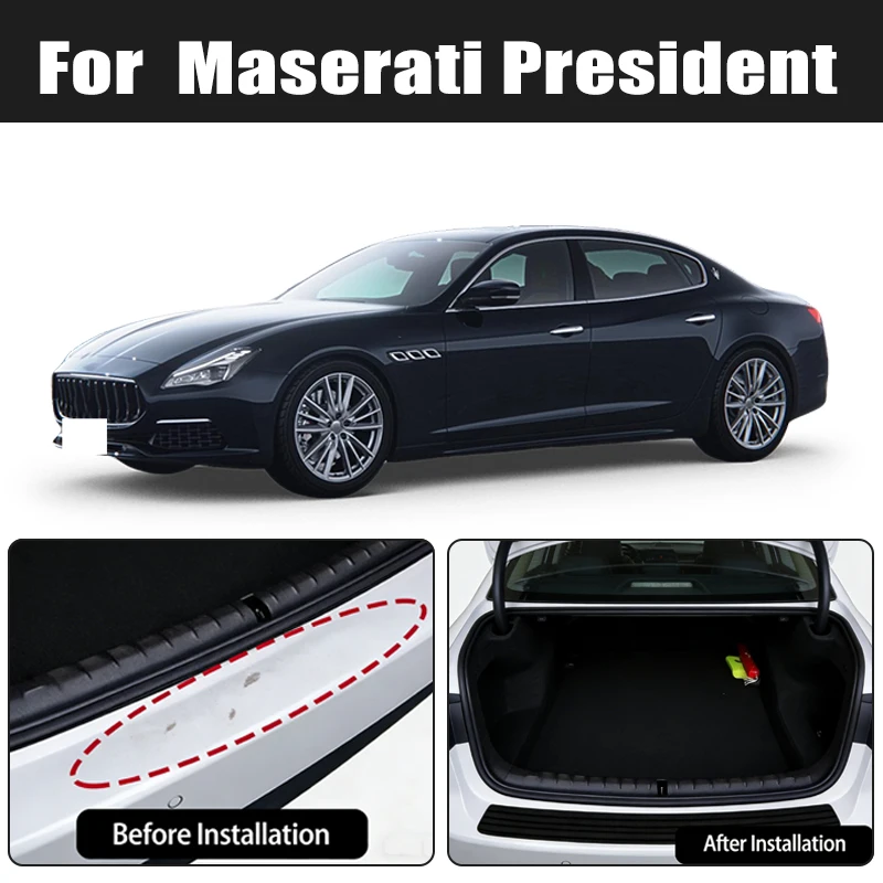 

Universal Anti-scratch Car Trunk Door Sill Plate Protector For Maserati Ghibli Levante Quattroporte MC20 GranTurismo GranCabrio