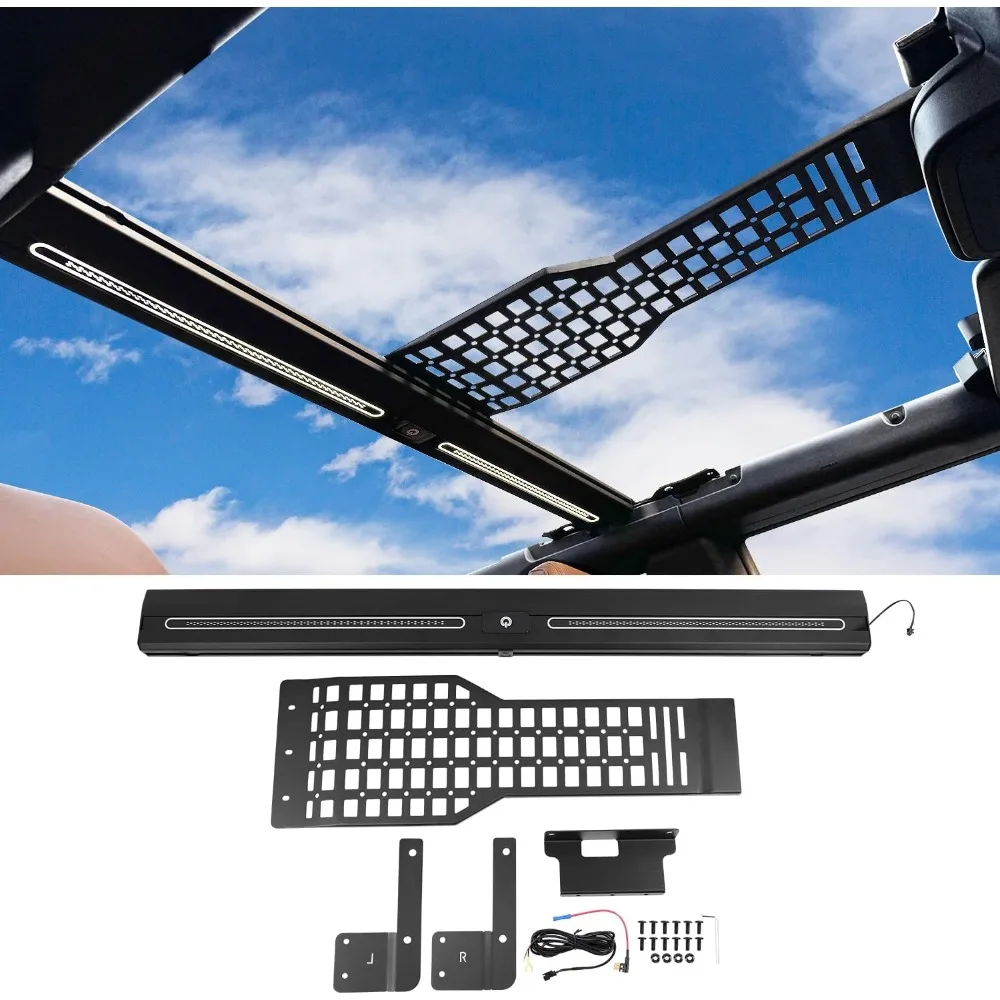 

Overhead Panel LED Ceiling Light for 2021-2025 Ford Bronco 4 Door Roof Reinforcement Cross Bar Interior Accessories