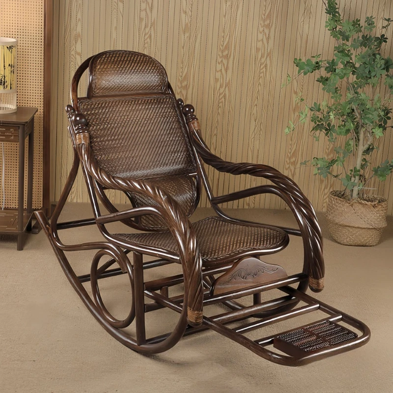 True vine chair rocking chair natural balcony leisure chair home backrest