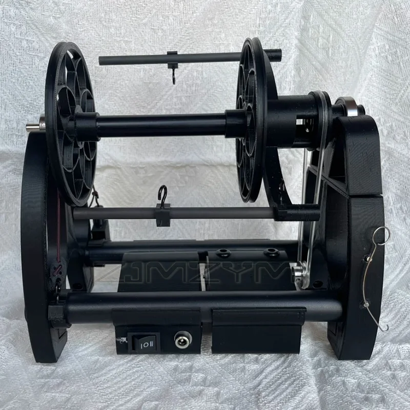 

Mini Electric Spinning Wheel 12V Adjustable Speed Display for Wool Fiber Cotton Yarn Twist Craft，Electric Spinning Wheel