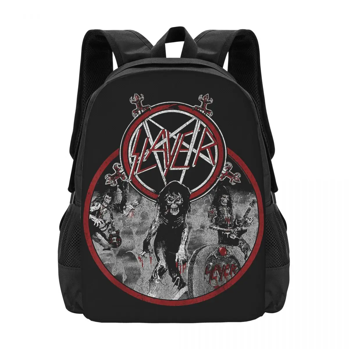 

Рюкзак Heavy Metal Rock Slayer Live Undead, хит продаж, вместительный, для детей, школьный, на каждый день, сумка через плечо для мужчин и женщин