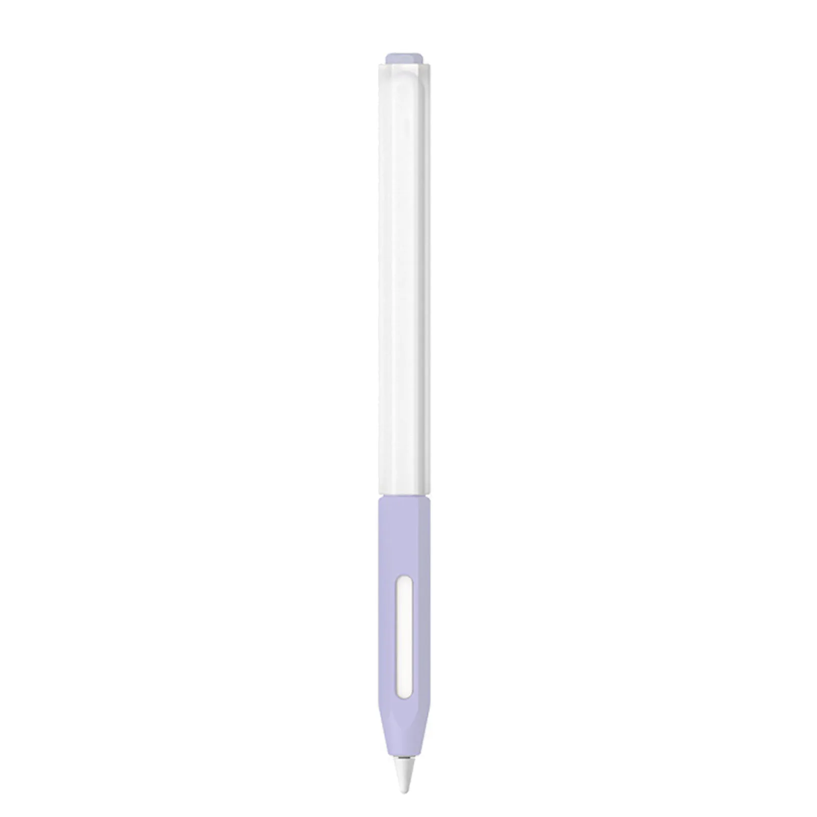 Penutup Casing Antiselip Kulit Lengan Silikon untuk IOS Pencil Penutup Pensil Gel Silika Stylus Sensitivitas Kemiringan Terupgrade untuk Yang Ke-2