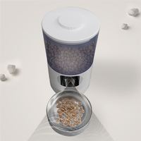 Automatic Cat Feeder 6L Large Capacity With 140° Wide Angle, Easy Clean Detachable Design For Pets US Plug