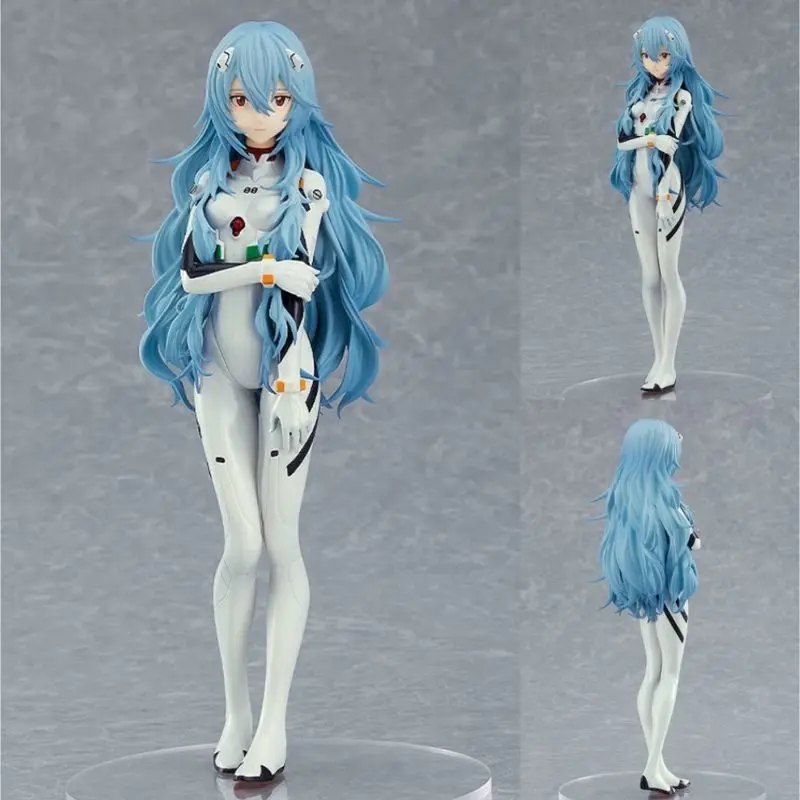 Neon Genesis Evangelion Rei Ayanami Figure - Anime Girl Model Toy, Desktop PC Case Display Ornament, Gift view 5