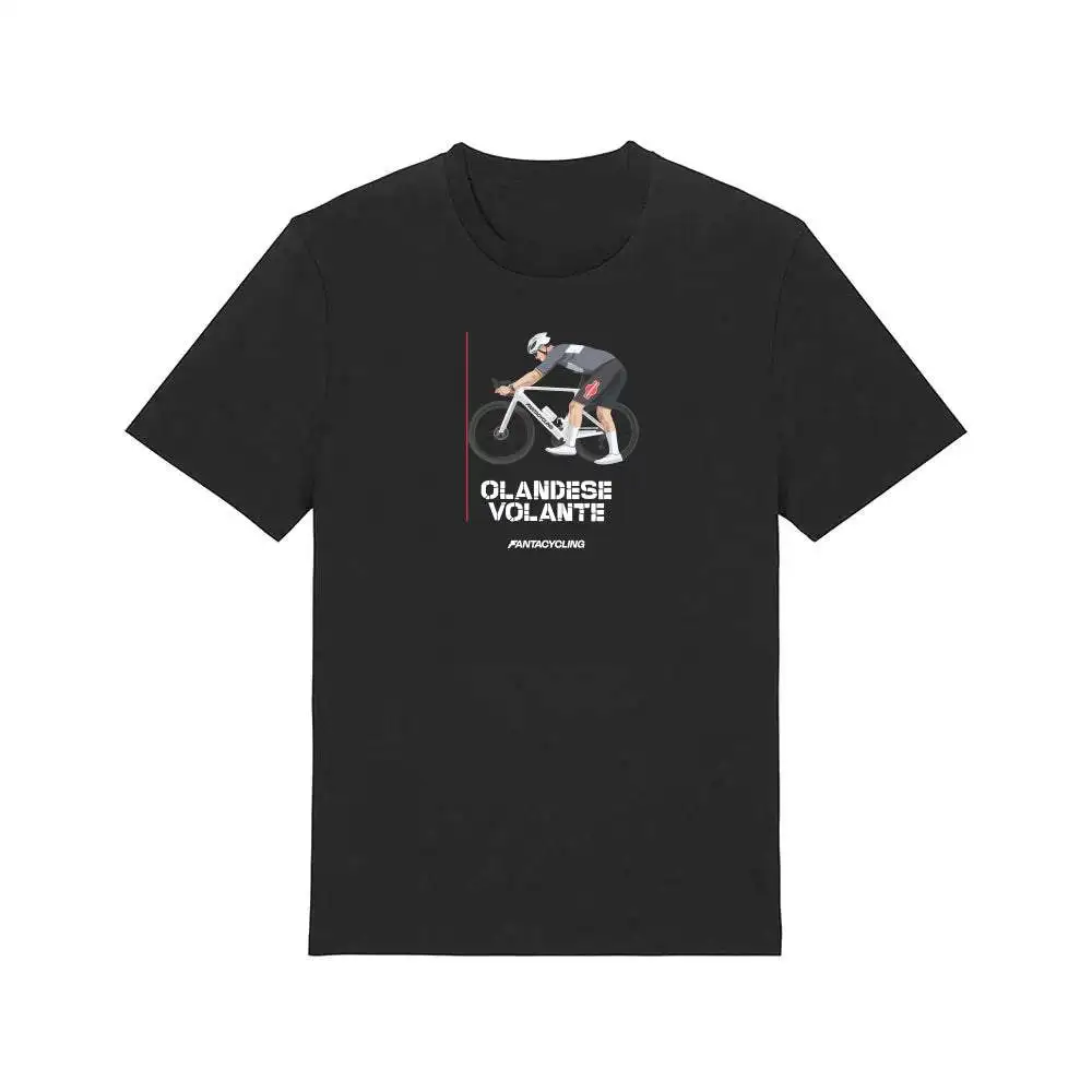 OLANDESE VOLANTE Bicycle Riding T-Shirt 100% Cotton Graphic Tee Men Women Summer Streetwear Top